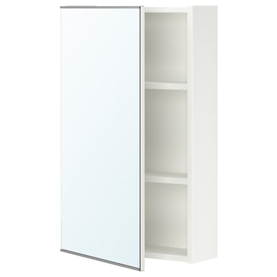 ENHET Armoire à pharmacie 1 porte, blanc, 18x6 3/4x30 "