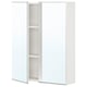 ENHET Armoire à pharmacie 2 portes, blanc, 24x6 3/4x30 "