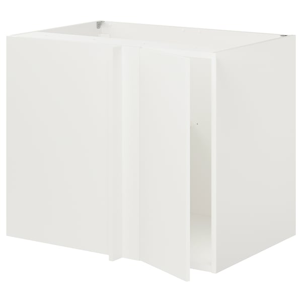 ENHET Armoire inf d'angle+tablette/porte, blanc