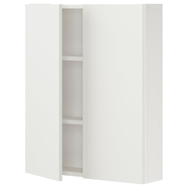 ENHET Armoire murale 2 portes, blanc, 24x6 3/4x30 "