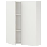 ENHET Armoire murale 2 portes, blanc, 24x6 3/4x30 "