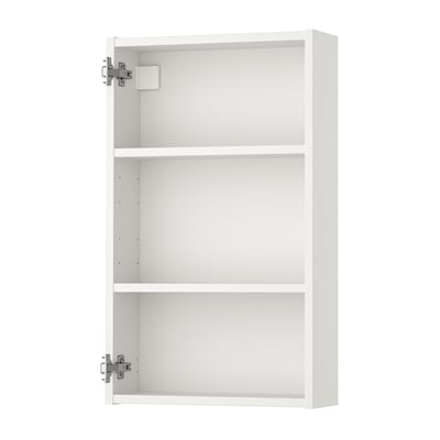 ENHET Armoire murale av 2 tablettes, blanc, 18x6x30 "