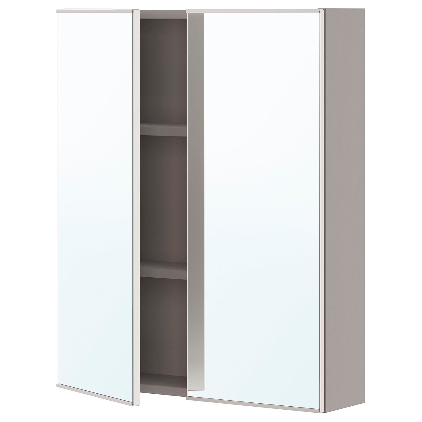ENHET Armoire pharmacie 2 portes, gris, 61x17x76 cm (24x63/4x30") IKEA CA