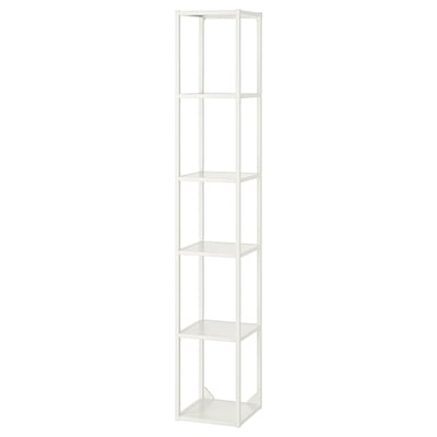 ENHET Étagère haute, blanc, 12x12x72 "