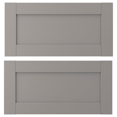 ENHET Façade de tiroir, gris cadre, 24x12 "
