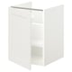 ENHET Meuble pour lavabo, 1 porte, blanc/blanc cadre, 18x18 3/4x24 "