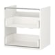 ENHET Meuble pour lavabo, 2 tiroirs, blanc, 24x18x24 "