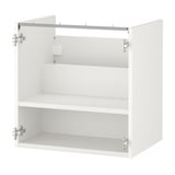 ENHET Meuble pour lavabo, tablette, blanc, 24x18x24 "