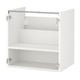 ENHET Meuble pour lavabo, tablette, blanc, 24x18x24 "
