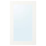 ENHET Porte miroir, blanc cadre, 18x30 "