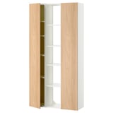 ENHET Rangement, blanc/eff chêne, 36x12 3/4x72 "