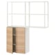 ENHET Rangement, blanc/eff chêne, 48x12 3/4x60 "