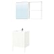 ENHET Salle de bains, blanc, 24 "