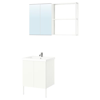 ENHET Salle de bains, blanc, 24 "