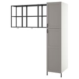 ENHET Salle de lessive, anthracite/caisson gris, 78x24 3/4x84 1/2 "