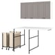 ENHET Salle de lessive, anthracite/caisson gris, 60 1/2x34x84 1/2 "