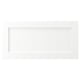 ENKÖPING Façade de tiroir, blanc effet bois, 30x15 "