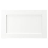 ENKÖPING Façade de tiroir, blanc effet bois, 24x15 "