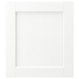 ENKÖPING Porte, blanc effet bois, 18x20 "