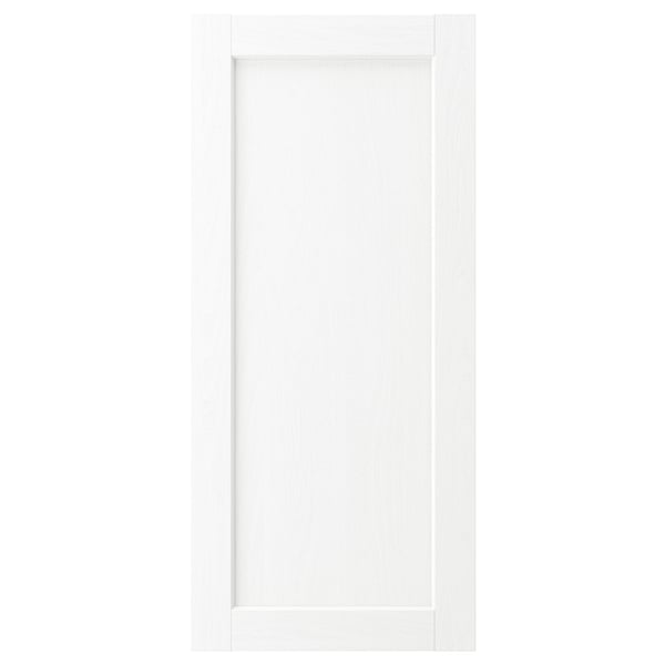 ENKÖPING Porte, blanc effet bois, 18x40 "