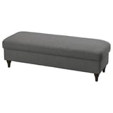ESSEBODA Banc avec rangement, Tallmyra gris moyen/brun