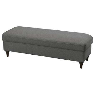 ESSEBODA Banc avec rangement, Tallmyra gris moyen/brun