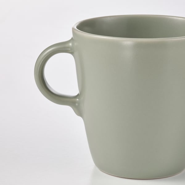 FÄRGKLAR Tasse, mat vert, 13 oz