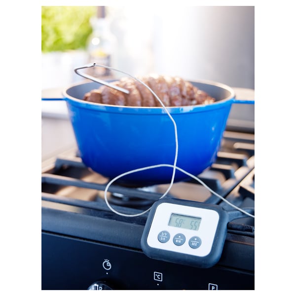 FANTAST Thermomètre/minuteur, numérique noir