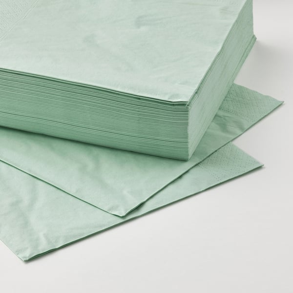 FANTASTISK Serviette en papier, vert clair, 15 ¾x15 ¾ "