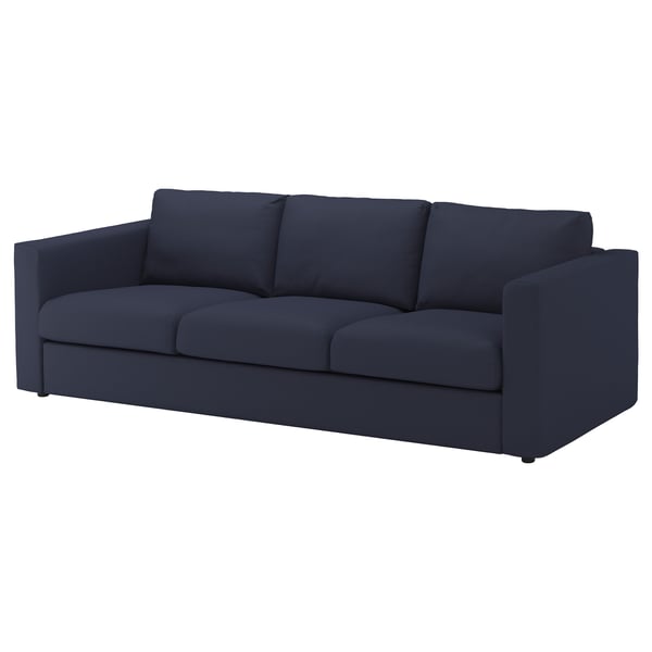 FINNALA Housse canapé, Orrsta bleu-noir