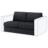 FINNALA Housse module 2 places, Tallmyra noir/gris