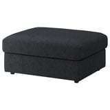 FINNALA Housse pr repose-pied av rgt, Tallmyra noir/gris
