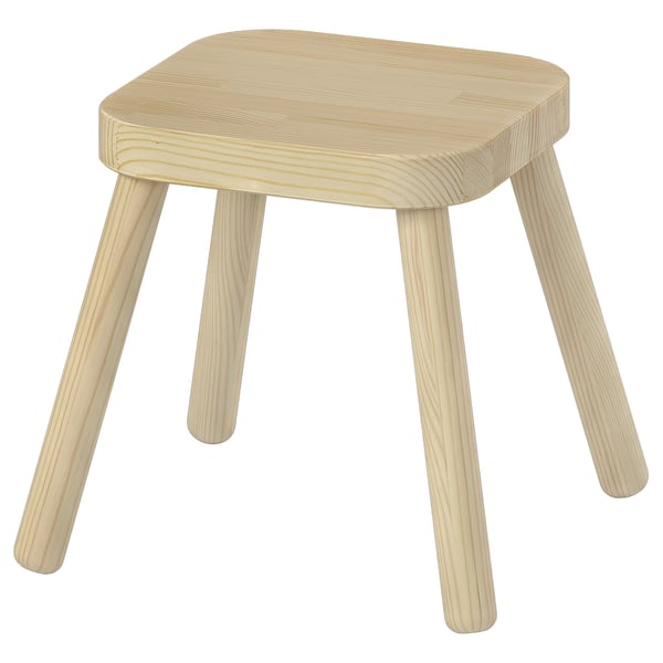 FLISAT Tabouret pour enfant, pin