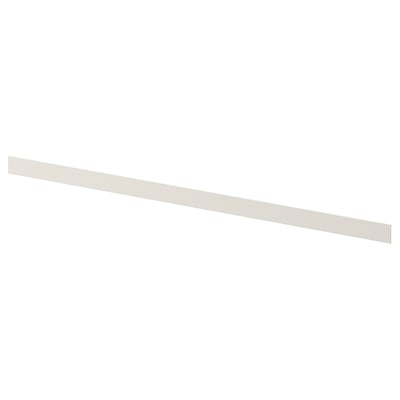 FÖRBÄTTRA Bandeau de finition et fixations, blanc, 36x7/8 "