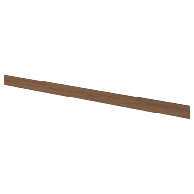FÖRBÄTTRA Plinthe, brun effet noyer, 84x4 1/2 "