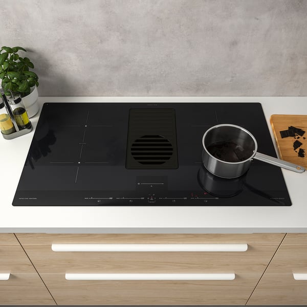 FÖRNEBO Table de cuisson à induction+hotte