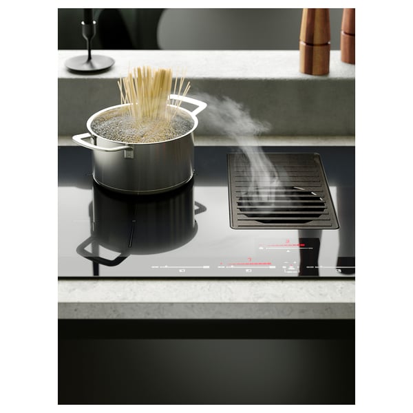 FÖRNEBO Table de cuisson à induction+hotte