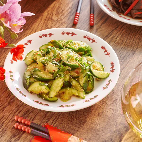 FÖSSTA Assiette à salade, poisson rouge, 7 "