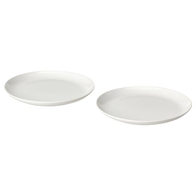 Lot De 6 Assiettes à Salade Lenox Winter Greetings : Noël Rouge Et Vert 8''
