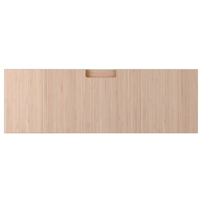 FRÖJERED Façade de tiroir, bambou clair, 30x10 "