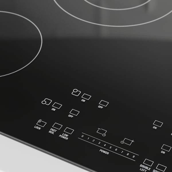FROMMESTA Table de cuisson vitrocéramique, noir, 30 "