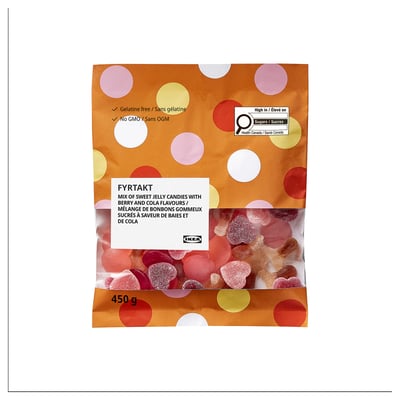 FYRTAKT Assortiment de bonbons gélifiés, 16 oz
