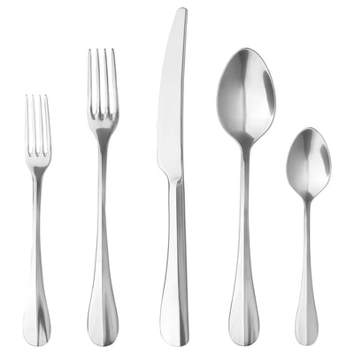 GAMMAN Service de couverts, 20 pièces, acier inox