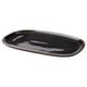 GLADELIG Assiette, gris foncé, 12x7 ½ "