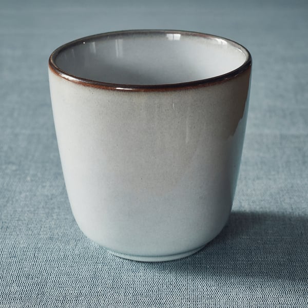GLADELIG Gobelet, gris, 10 oz