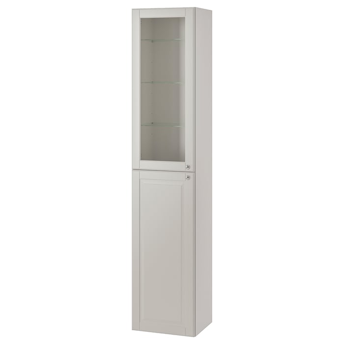 Armoire haute, Kasjön gris clair, 40x32x192 cm (153/4x125