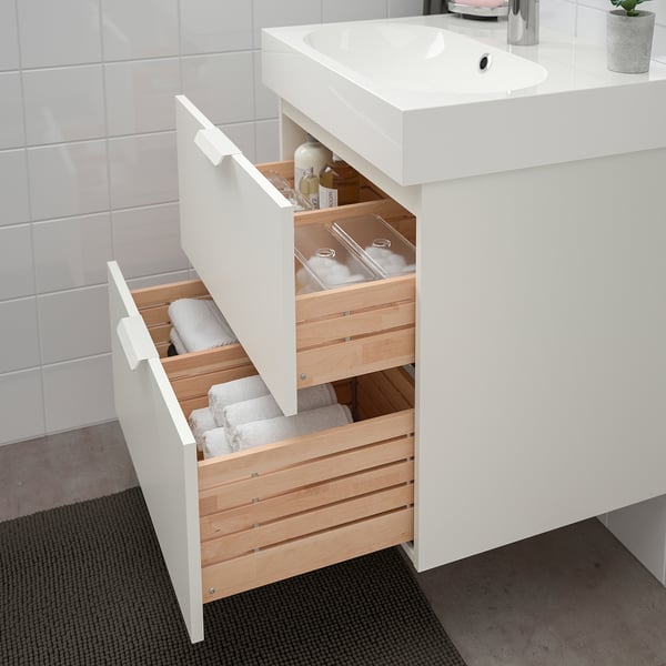 Godmorgon Braviken Meuble Pour Lavabo 2 Tiroirs Blanc Mitigeur Lavabo Brogrund 61x49x68cm Ikea Canada Ikea