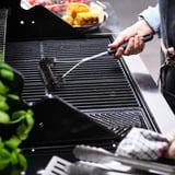 GRILLTIDER Brosse de nettoyage grille barbecue, acier inox/noir, 13 ¾ "