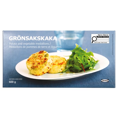 GRÖNSAKSKAKA Médaillon de légumes surgelé, 1 lb 5 oz