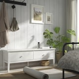 GULLABERG Banc-coffre, blanc, 58 1/4x16 7/8x20 1/2 "